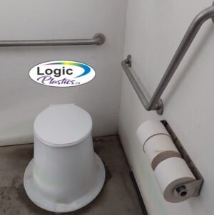 Eco Logic Plastic Outhouse Toilet Stem-Round